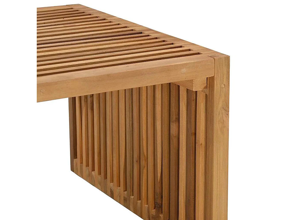 Tavolo Laterale da Giardino Marrone 110 x 55 x 35,5 cm