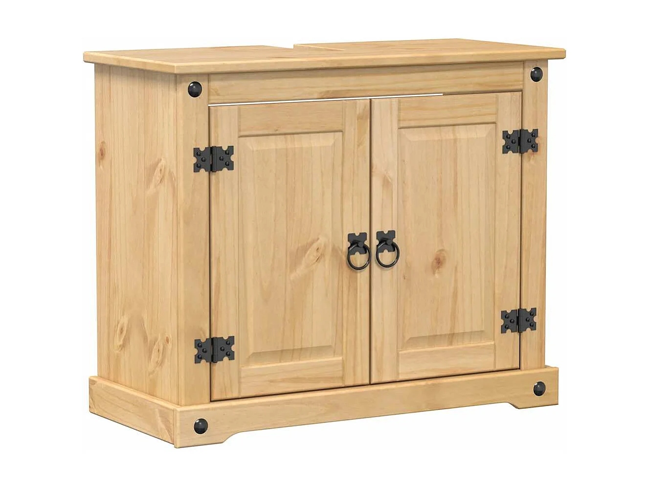 Ensemble de meubles salle de bain 3 pcs Corona bois pin massif