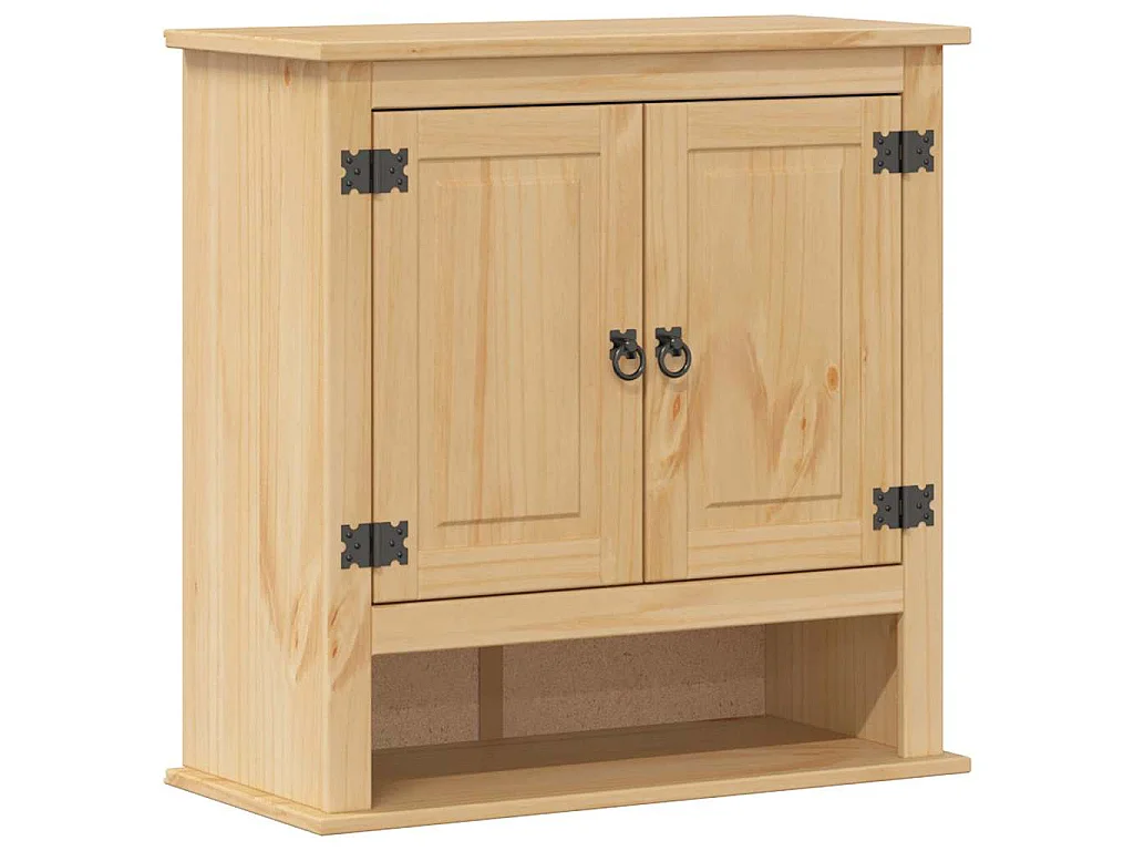 Ensemble de meubles salle de bain 3 pcs Corona bois pin massif