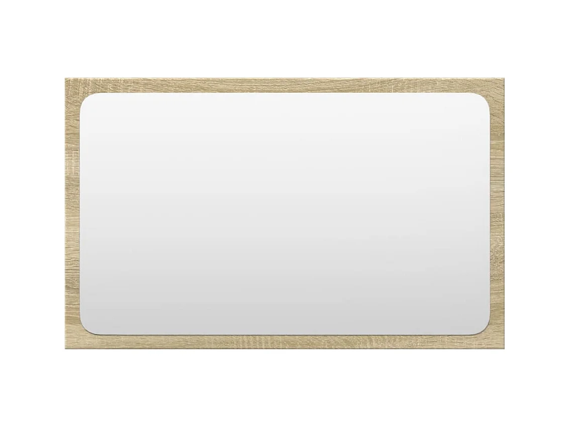 Ensemble de meubles de salle de bain 4 pcs chêne sonoma