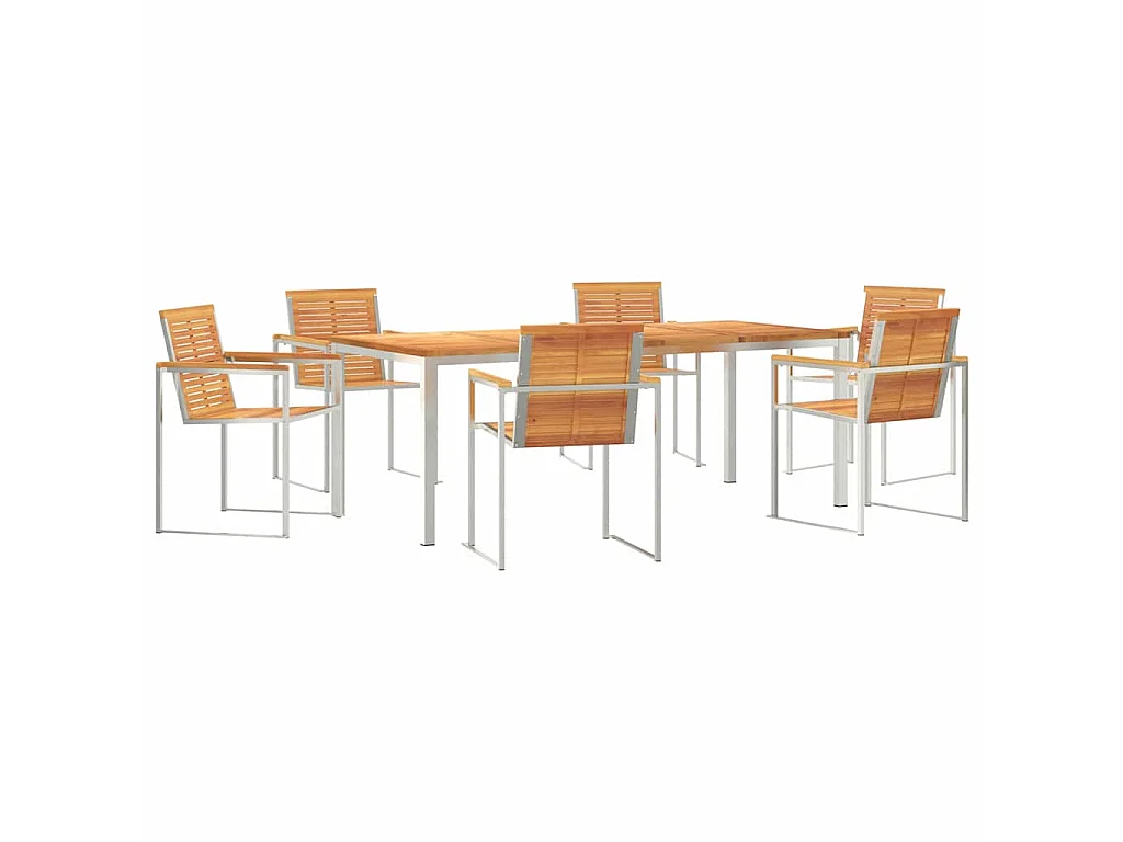 Conjunto de Jantar para Jardim 7 pcs