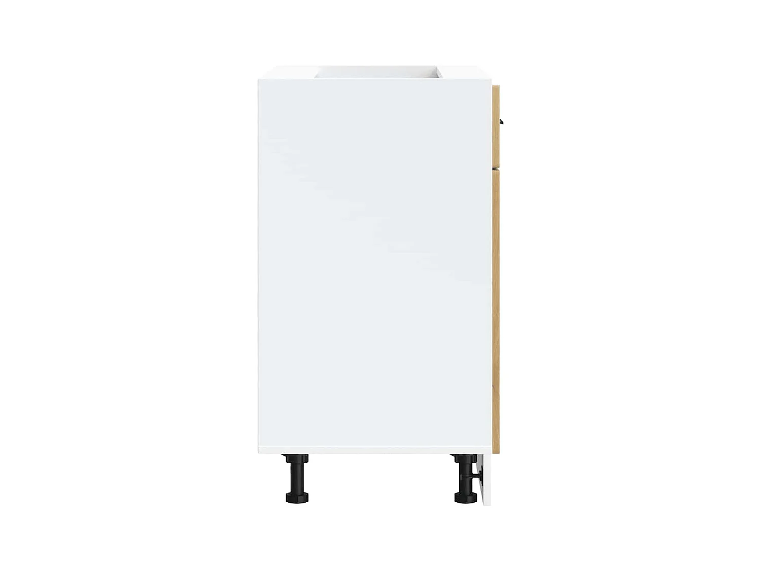 Armoire de cuisine Porto chêne artisanal bois d'ingénierie