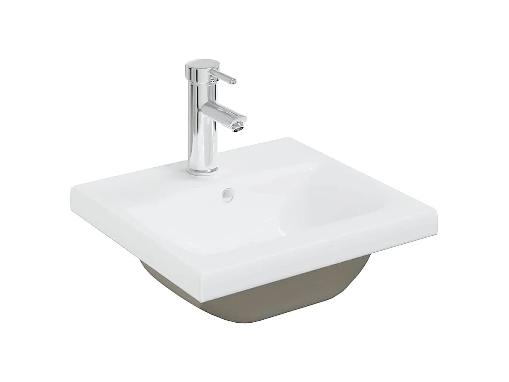 Armoire lavabo de salle de bain et vasque et robinet intégrés