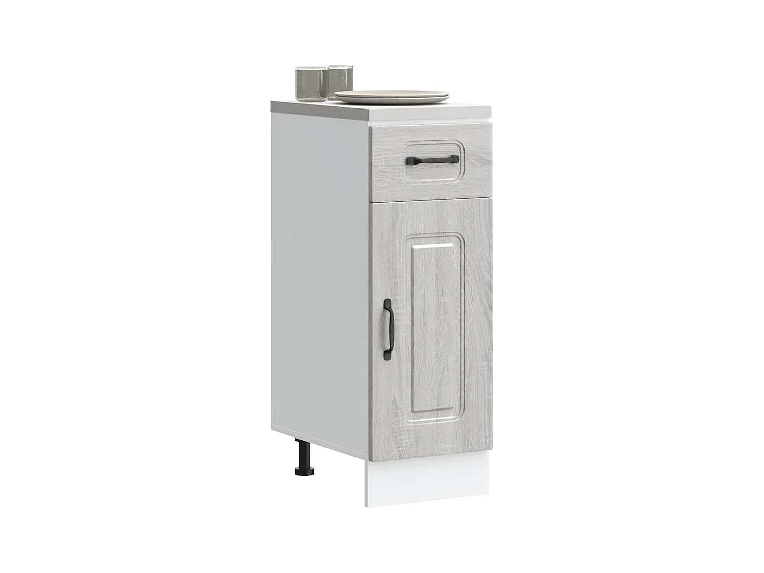 Armoire de cuisine Kalmar sonoma gris bois d'ingénierie