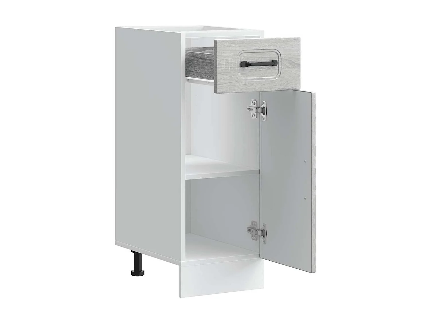 Armoire de cuisine Kalmar sonoma gris bois d'ingénierie