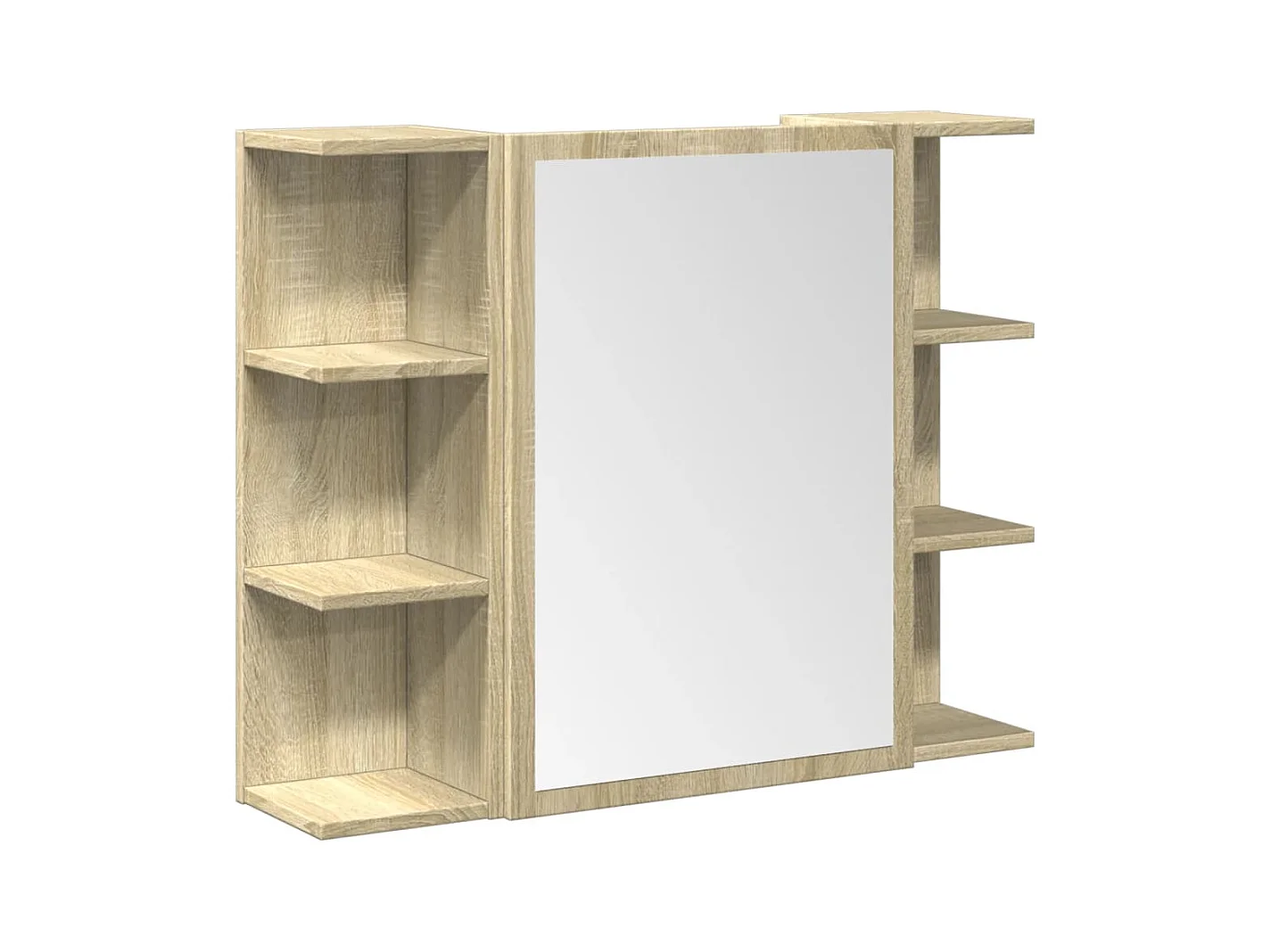 Ensemble de meubles de salle de bain 3 pcs chêne sonoma