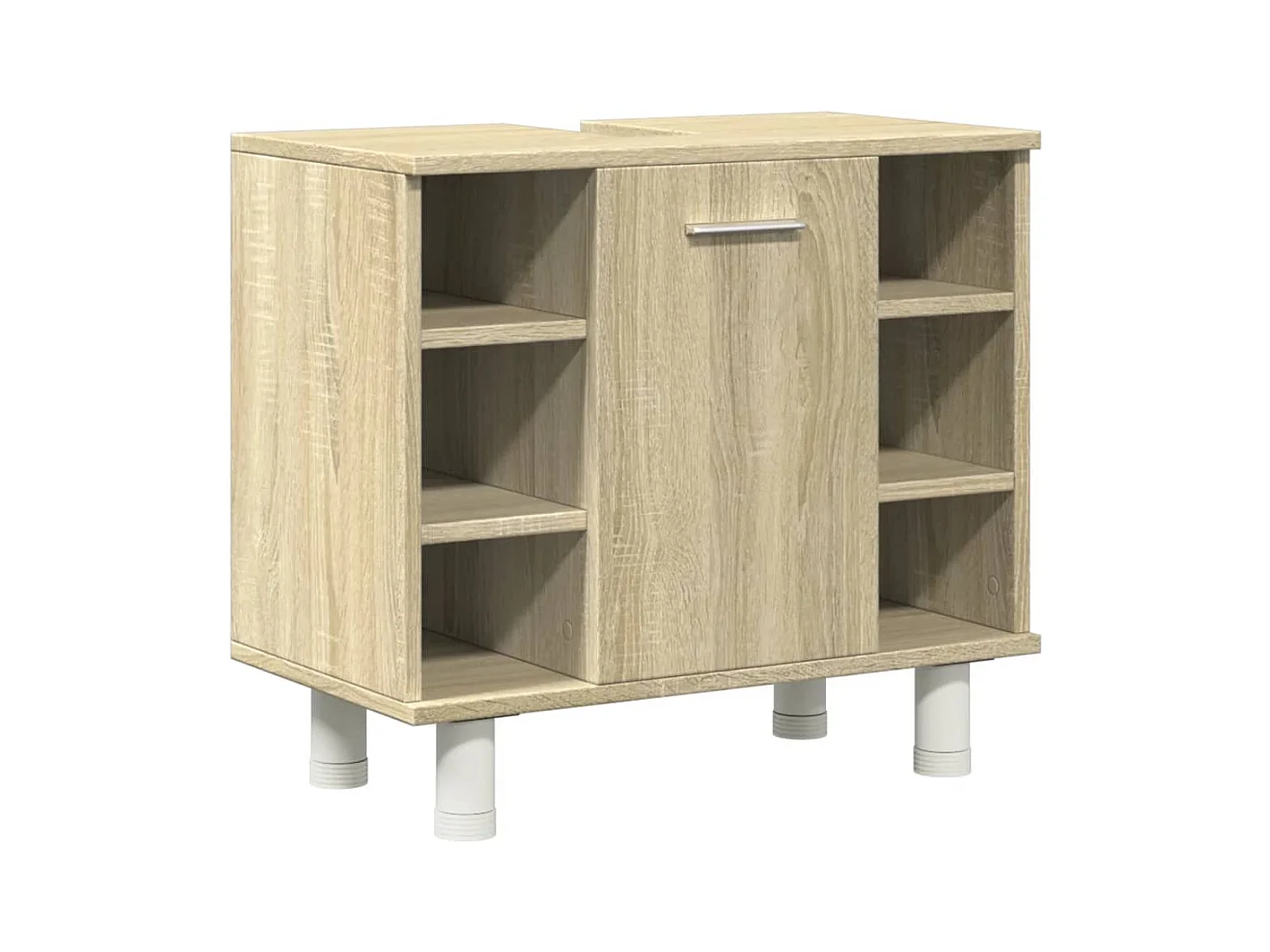 Ensemble de meubles de salle de bain 3 pcs chêne sonoma