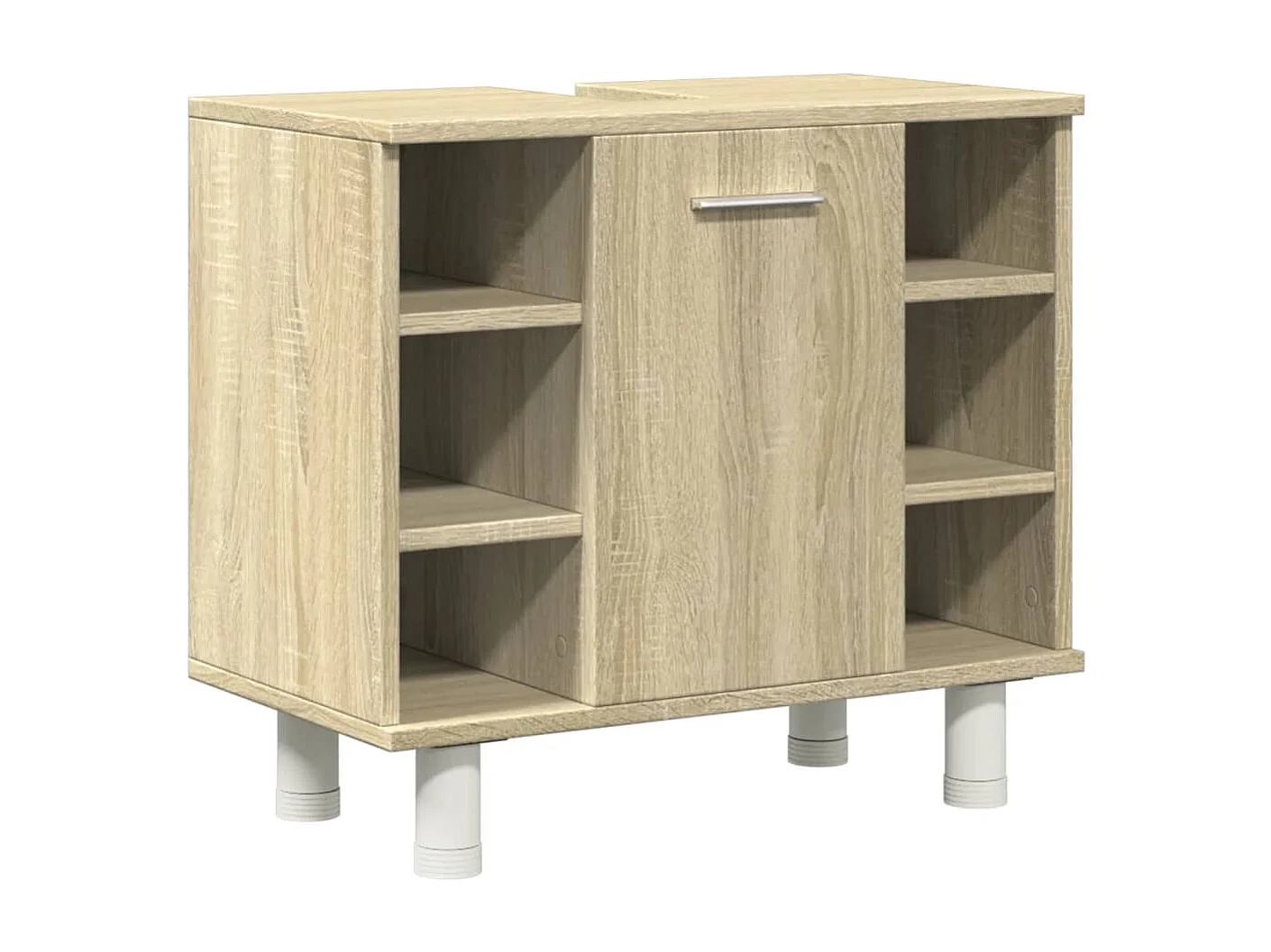 Ensemble de meubles de salle de bain 3 pcs chêne sonoma