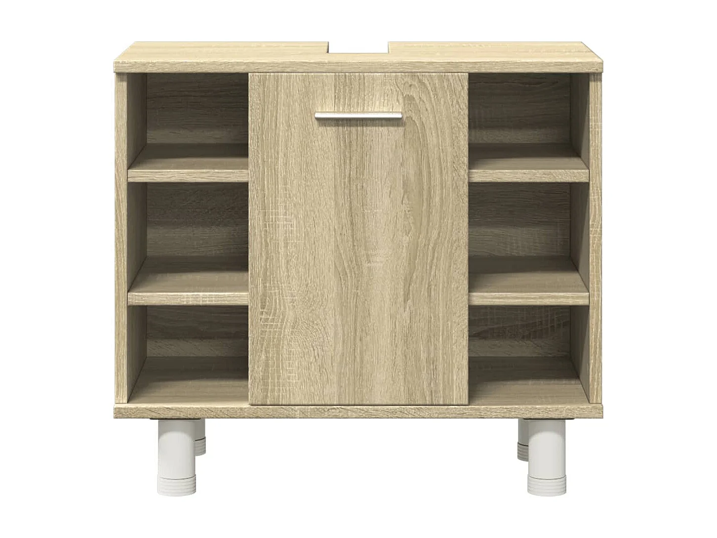 Ensemble de meubles de salle de bain 3 pcs chêne sonoma