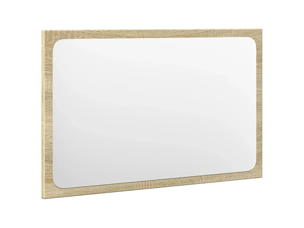 Ensemble de meubles de salle de bain 3 pcs chêne sonoma