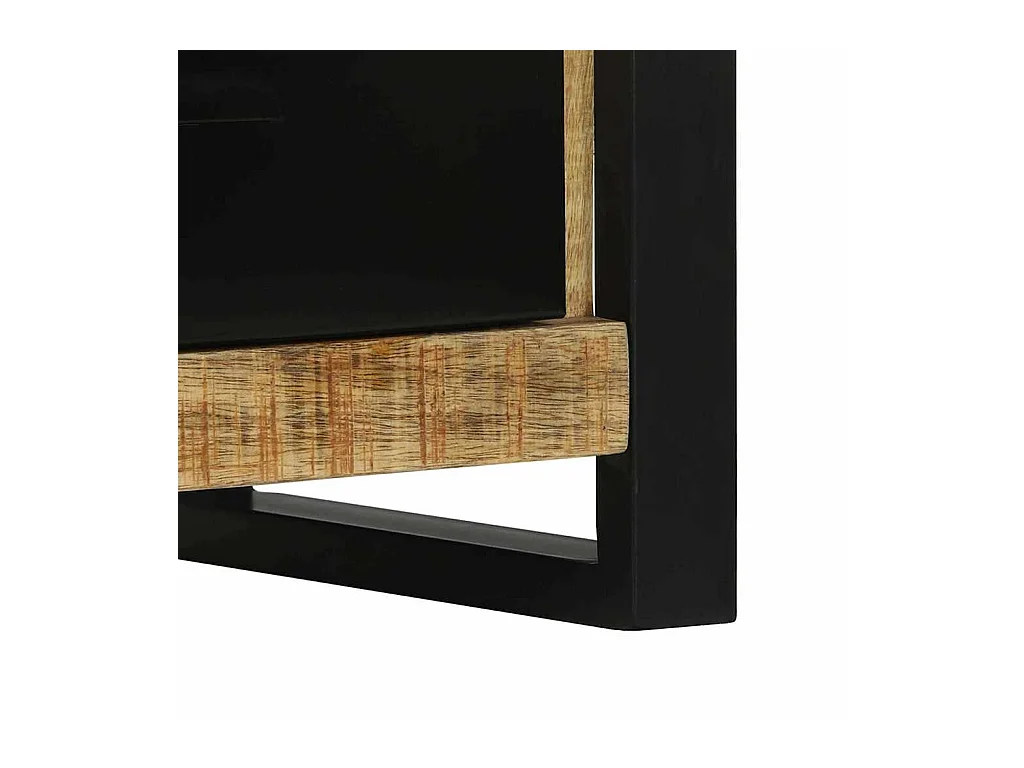 Cabinet de Salle de Bain Marron Bois de manguier massif