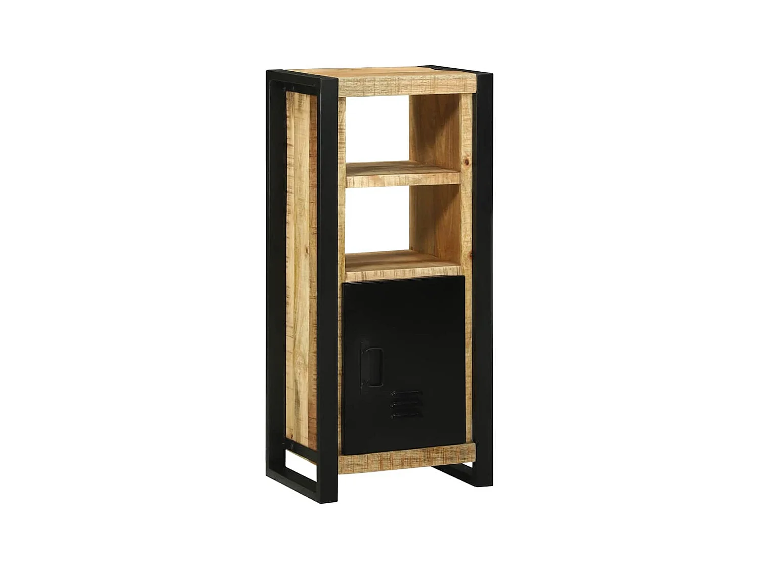 Cabinet de Salle de Bain Marron Bois de manguier massif