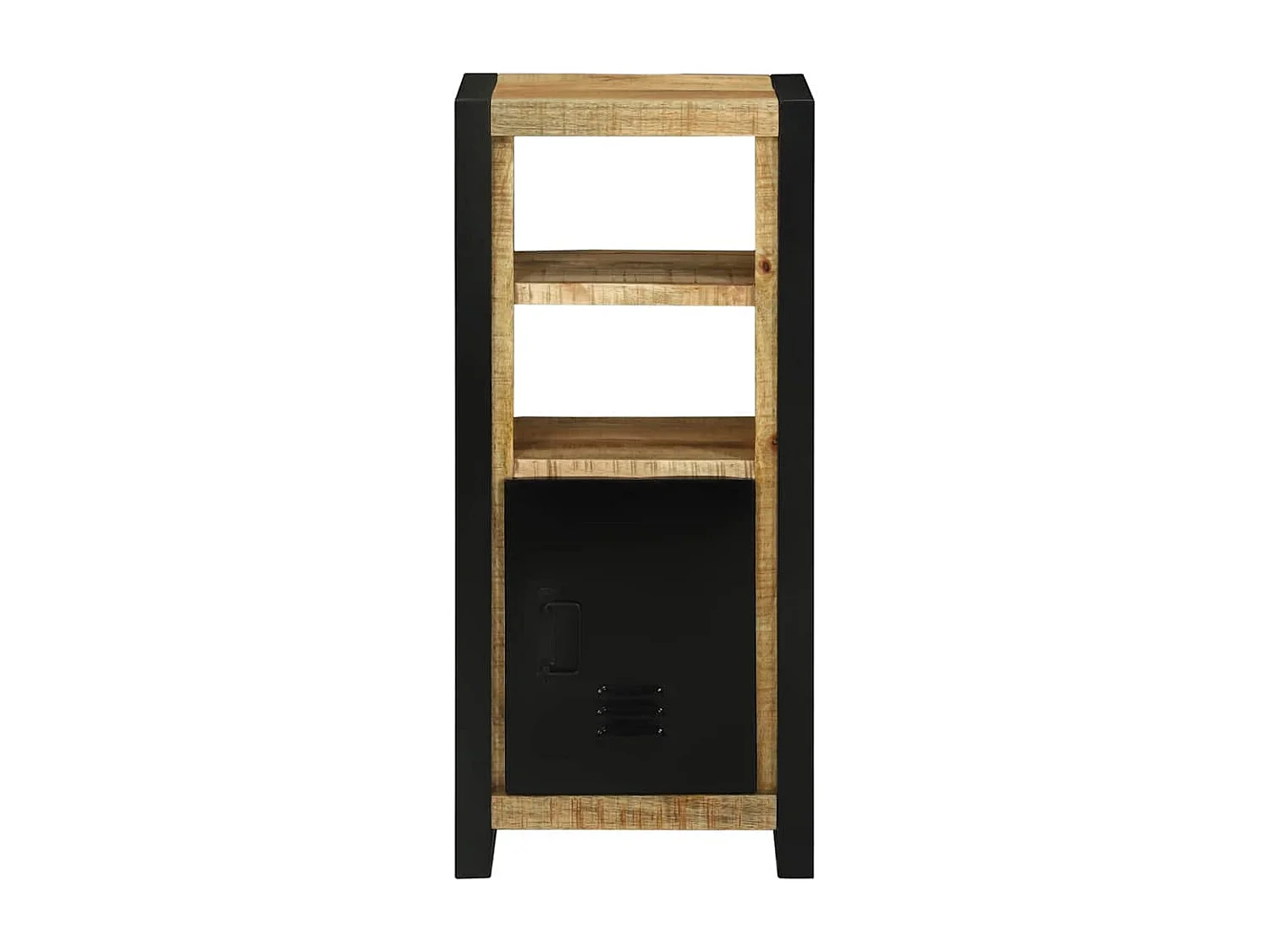 Cabinet de Salle de Bain Marron Bois de manguier massif