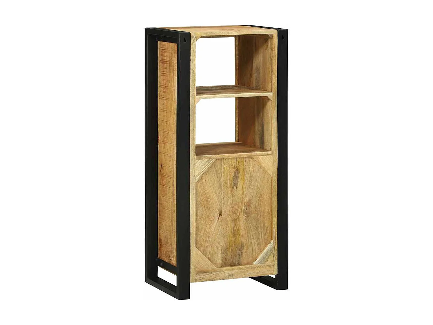Cabinet de Salle de Bain Marron Bois de manguier massif