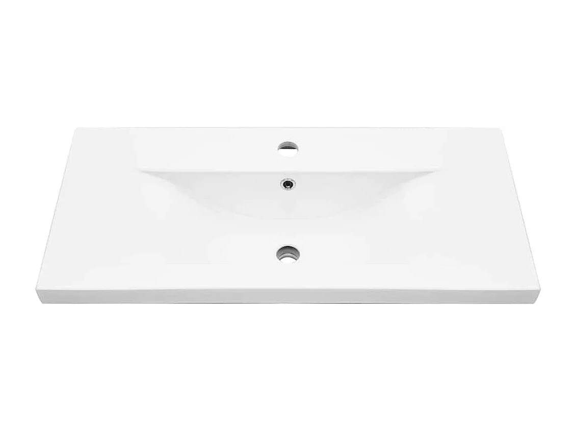 Ensemble de meubles de salle de bain 3 pcs gris béton