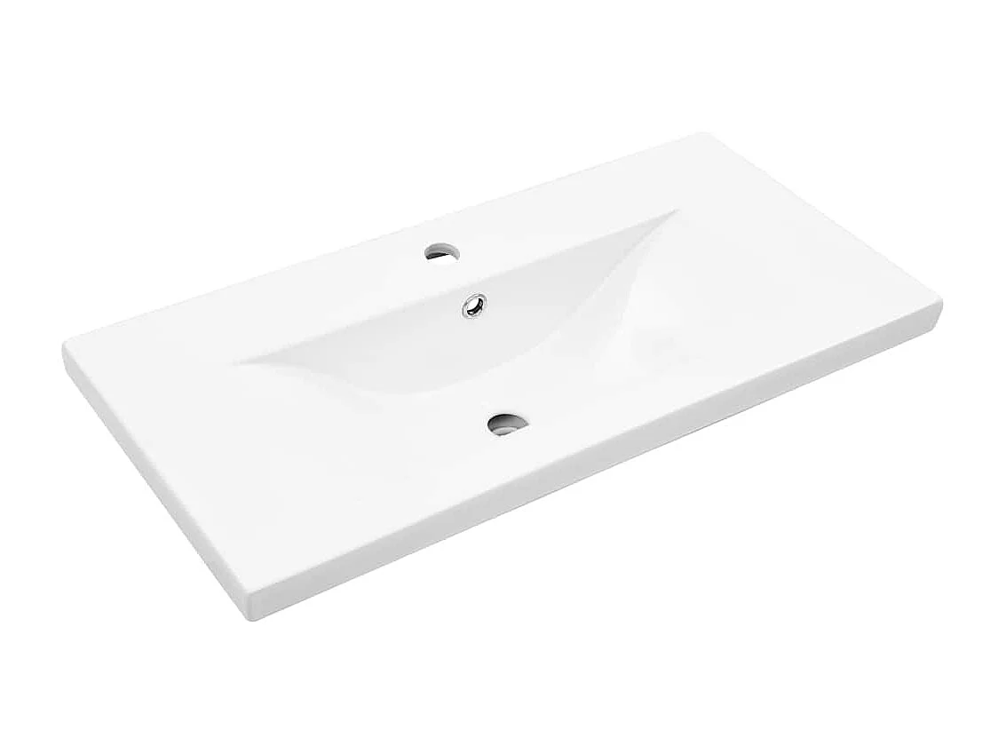 Ensemble de meubles de salle de bain 3 pcs gris béton