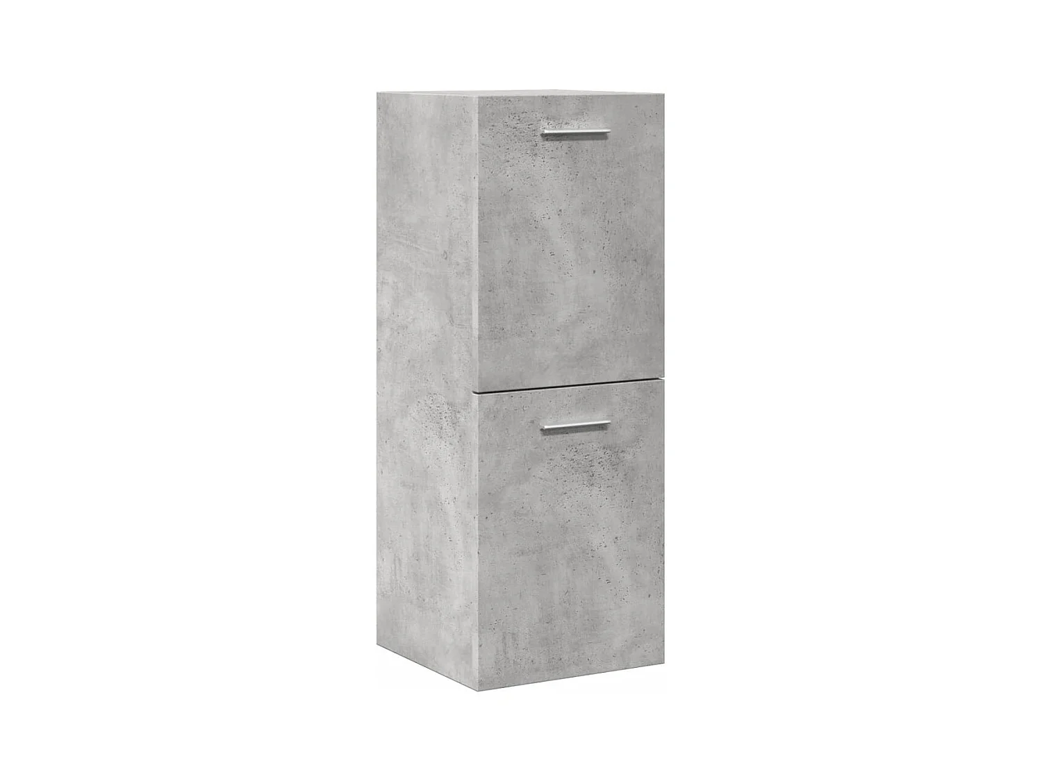 5-delige Badkamermeubelset bewerkt hout betongrijs