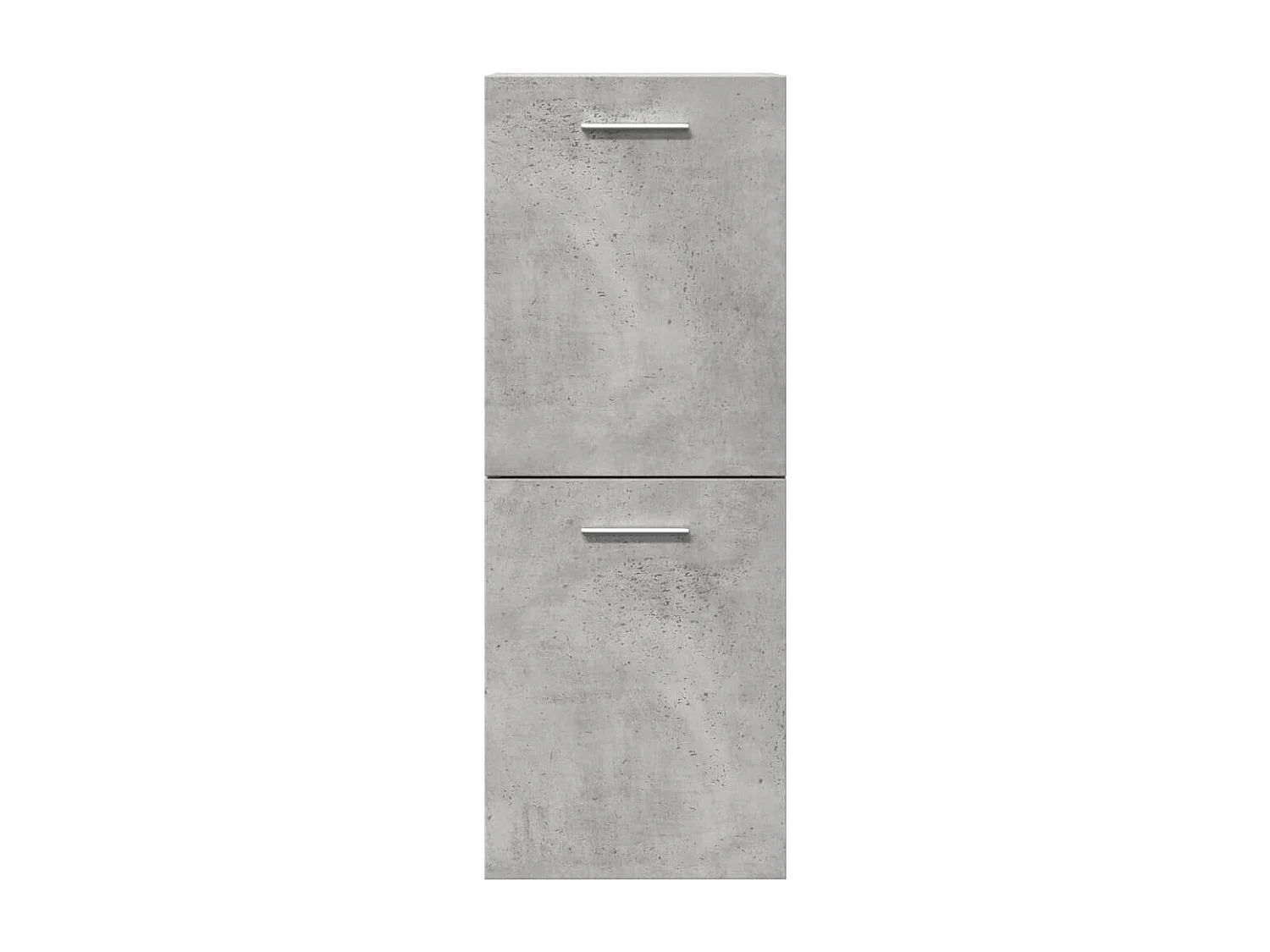 Set Mobili da Bagno 5 pz Grigio Cemento in Legno Multistrato