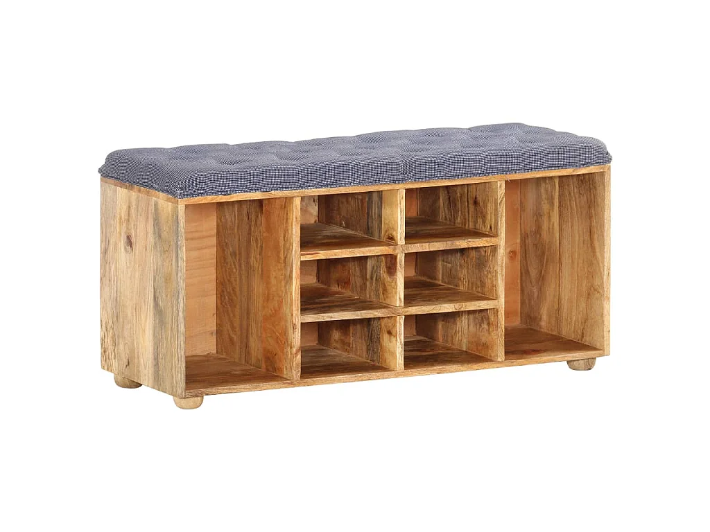 Banc d'entrée 100x35x47 cm Bois de manguier solide