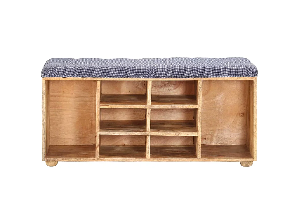 Banc d'entrée 100x35x47 cm Bois de manguier solide