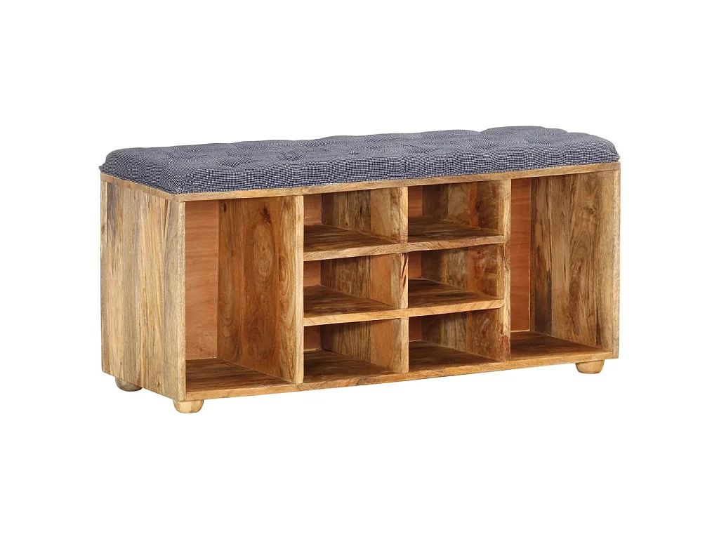 Banc d'entrée 100x35x47 cm Bois de manguier solide