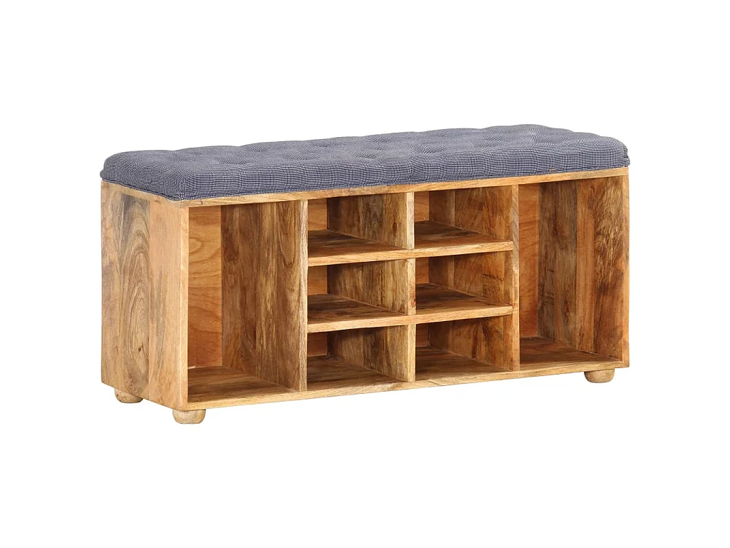 Banc d'entrée 100x35x47 cm Bois de manguier solide