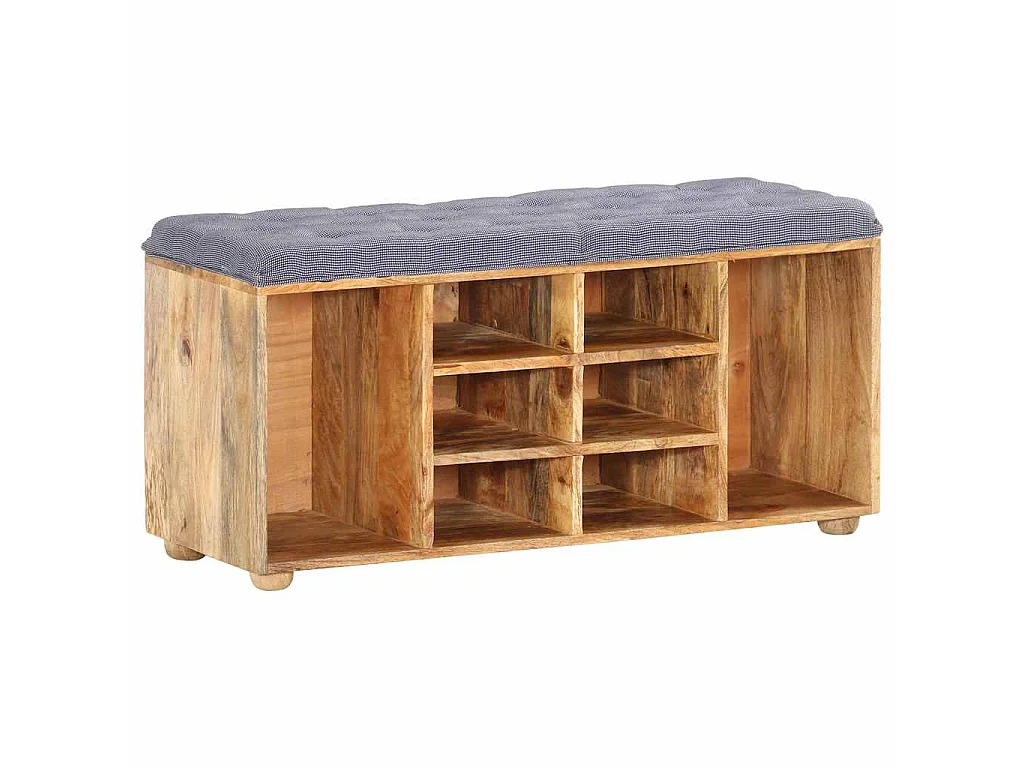 Banc d'entrée 100x35x47 cm Bois de manguier solide