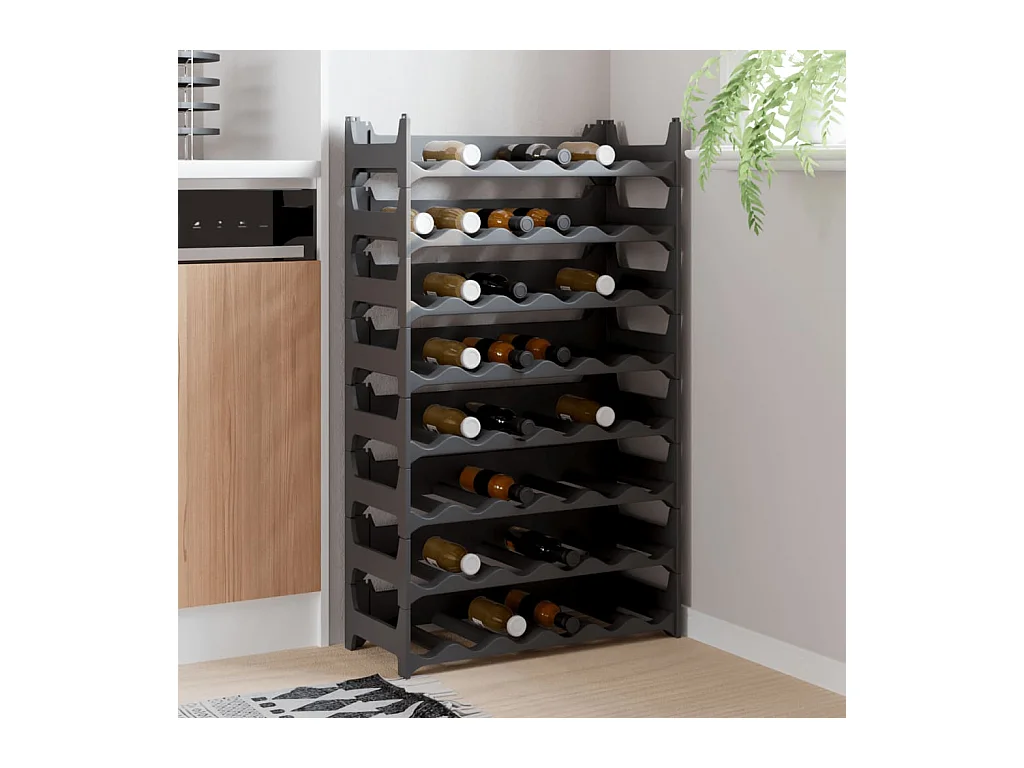 Casier à vin pour 48 bouteilles PP empilable