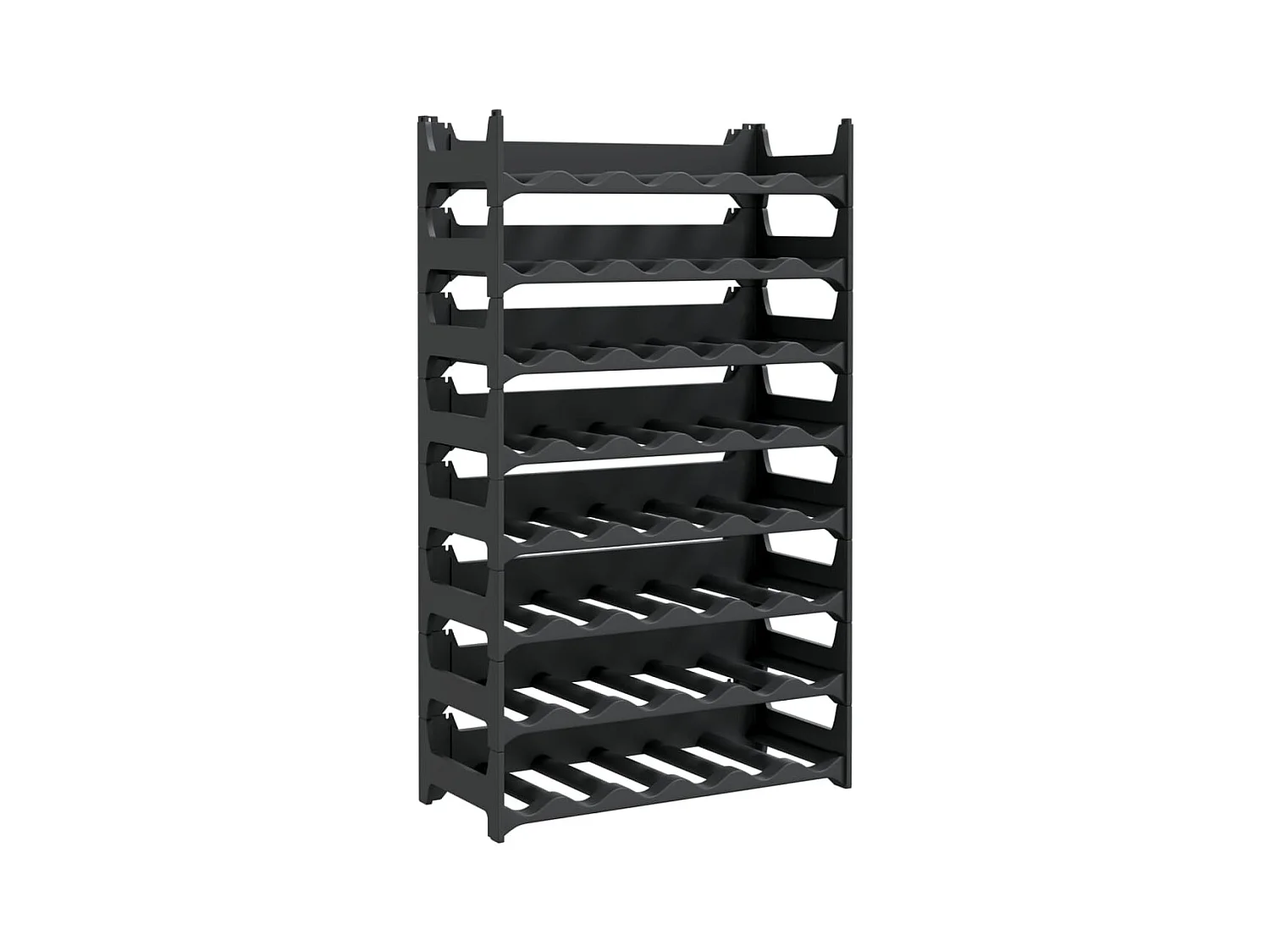 Casier à vin pour 48 bouteilles PP empilable