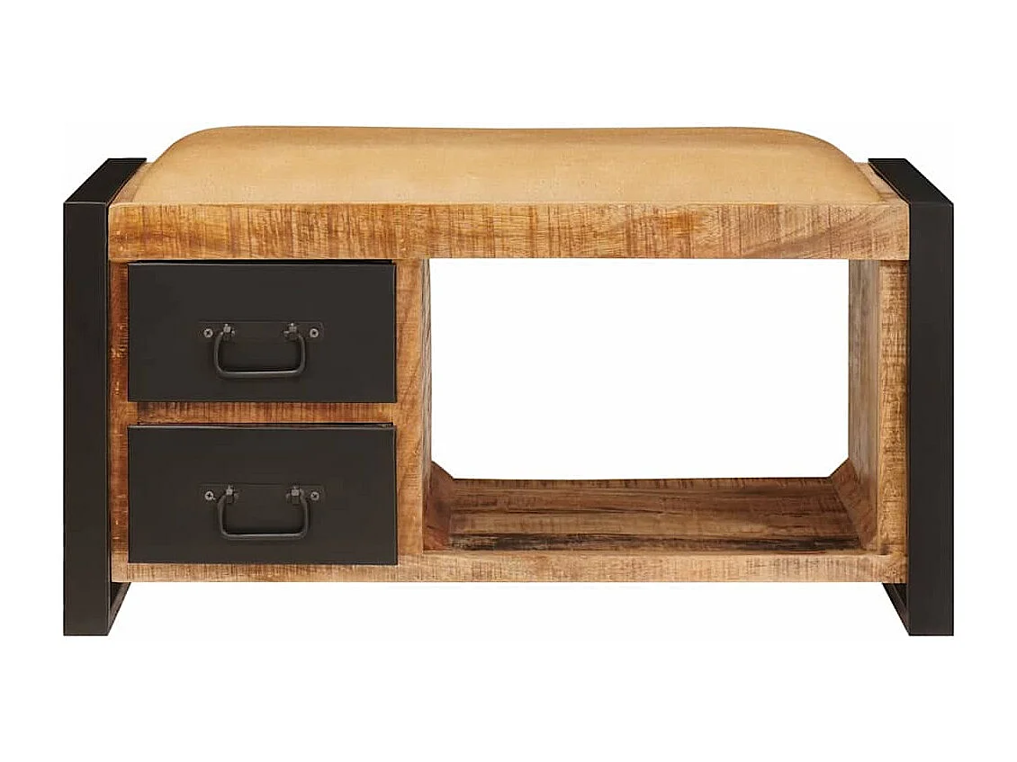 Panchina da Stoccaggio Marrone Legno massello di mango