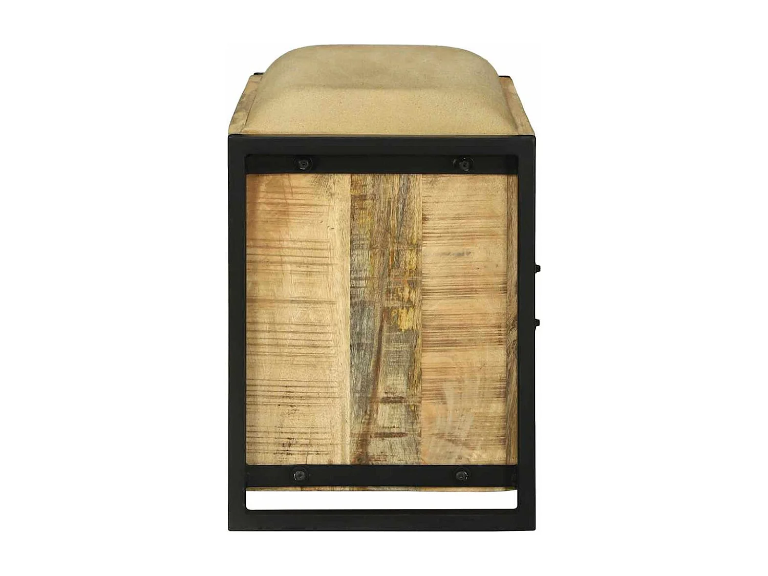 Cabinet Banc Marron 100 x 35 x 50 cm Bois de manguier massif