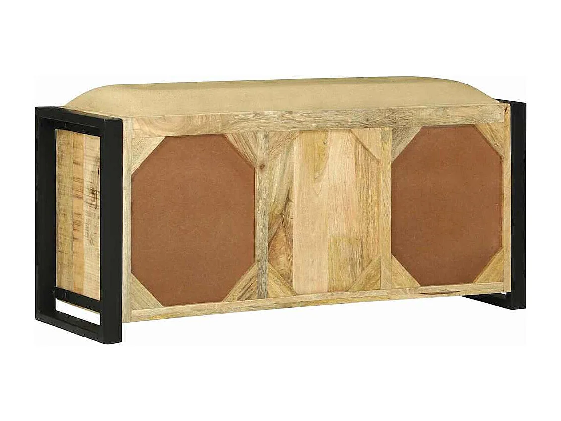 Cabinet Banc Marron 100 x 35 x 50 cm Bois de manguier massif