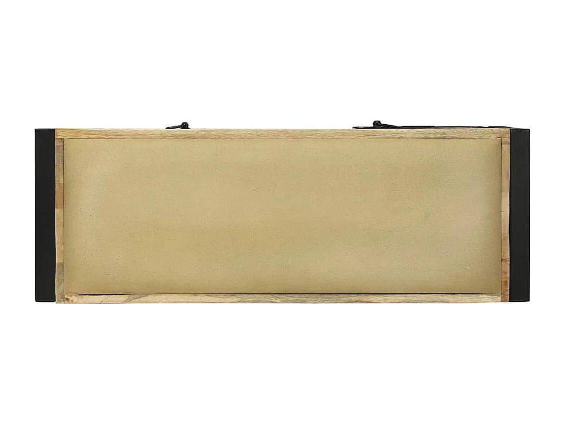 Cabinet Banc Marron 100 x 35 x 50 cm Bois de manguier massif