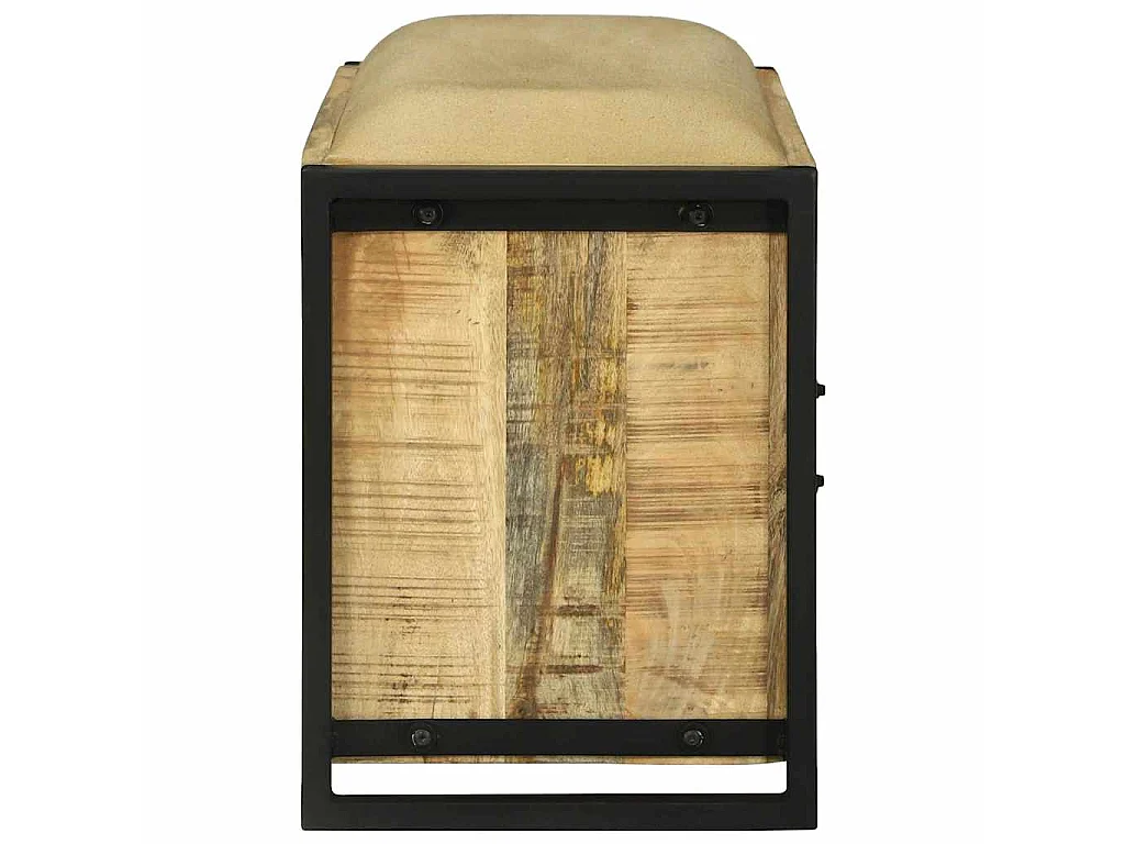 Cabinet Banc Marron 100 x 35 x 50 cm Bois de manguier massif