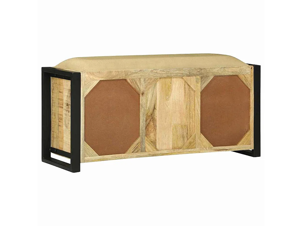 Cabinet Banc Marron 100 x 35 x 50 cm Bois de manguier massif