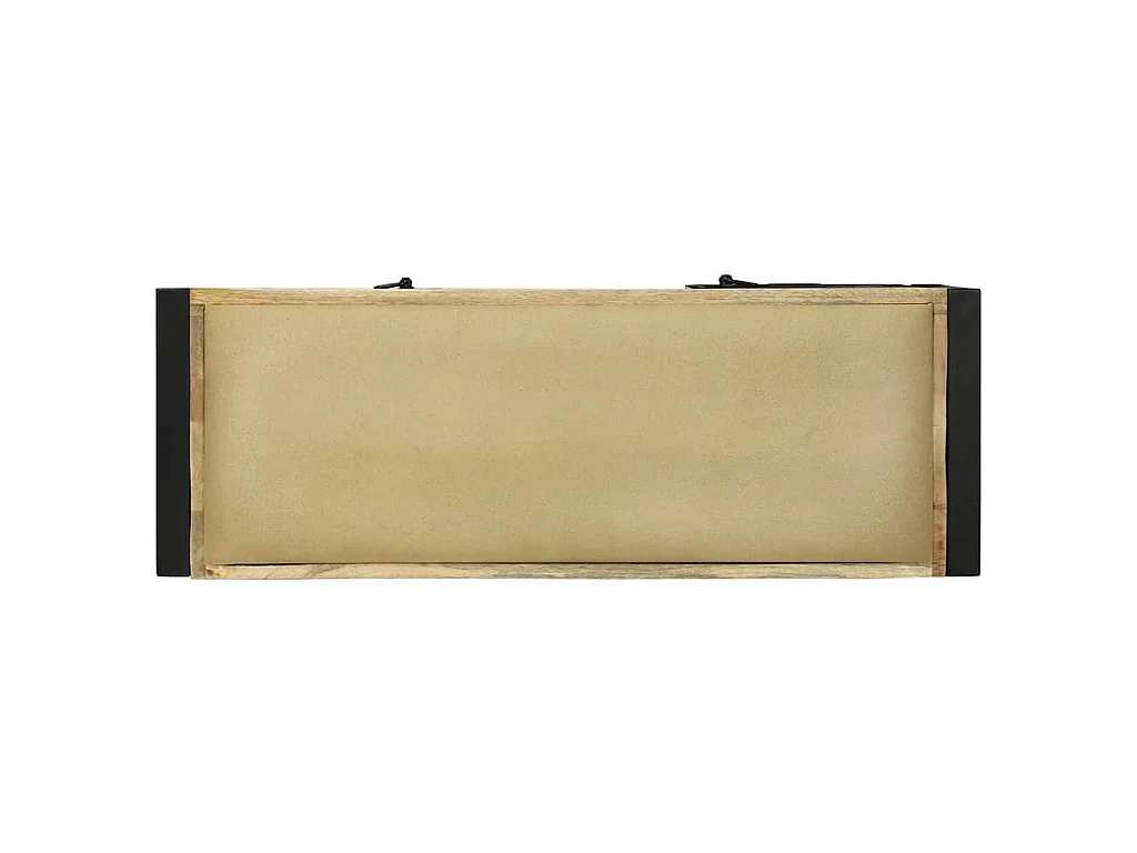 Cabinet Banc Marron 100 x 35 x 50 cm Bois de manguier massif