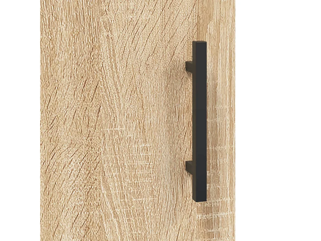 Hoge kast 69,5x34x180 cm bewerkt hout sonoma eikenkleurig