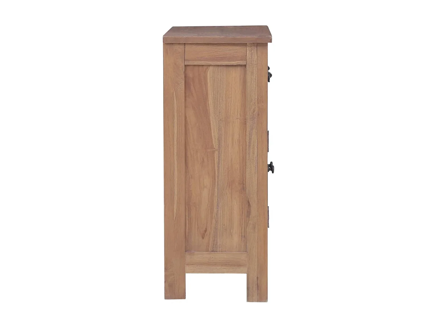 Credenza 65x30x75 cm in Legno Massello di Teak