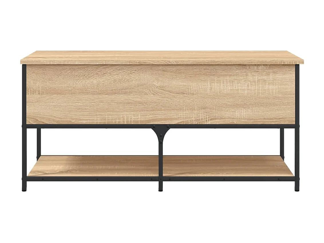 Sitzbank mit Stauraum Sonoma-Eiche 100x42,5x47 cm Holzwerkstoff