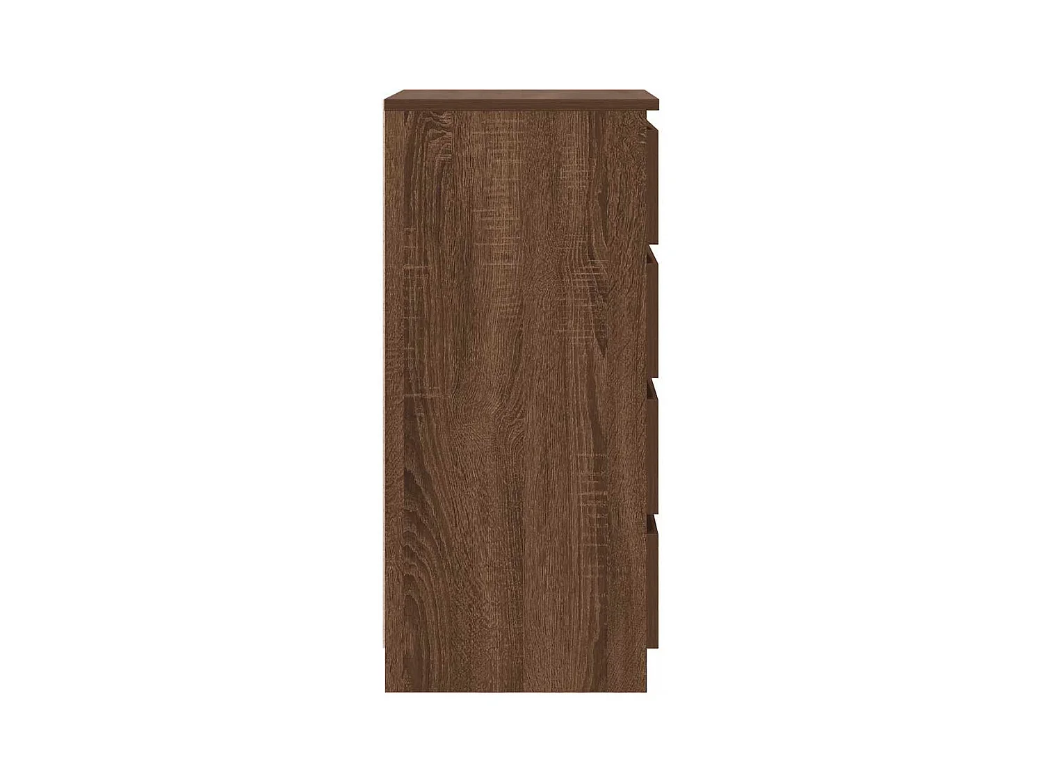 Buffet avec tiroirs chêne marron 37,5x35x99cm bois d'ingénierie