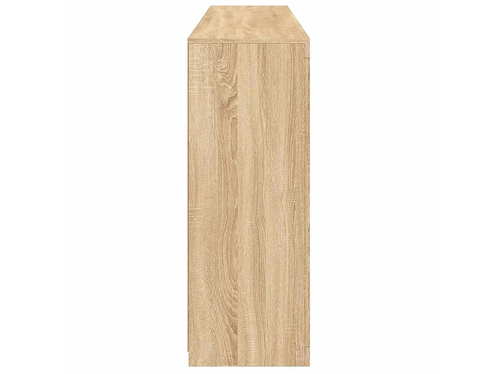 Buffets avec lumières LED 3 pcs chêne sonoma bois d'ingénierie
