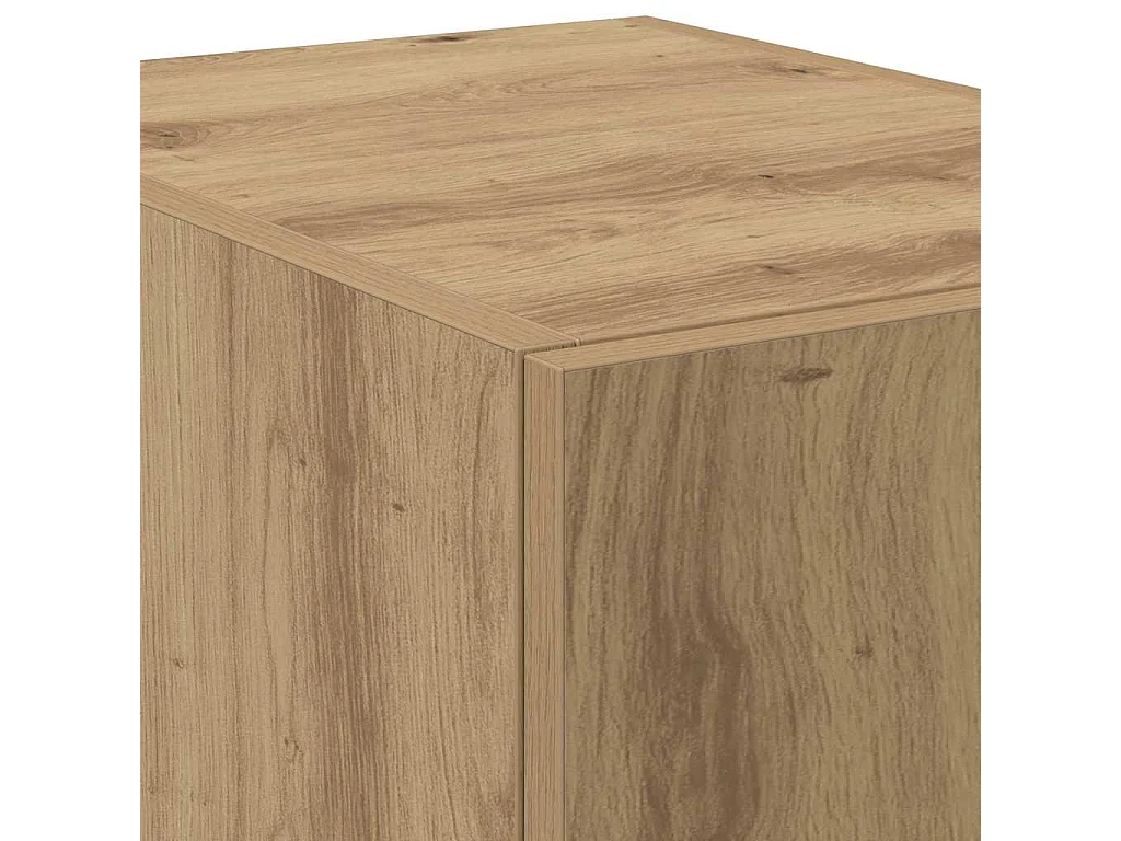 Hochboard Artisan-Eiche 40 x 42,5 x 185 cm Holzwerkstoff