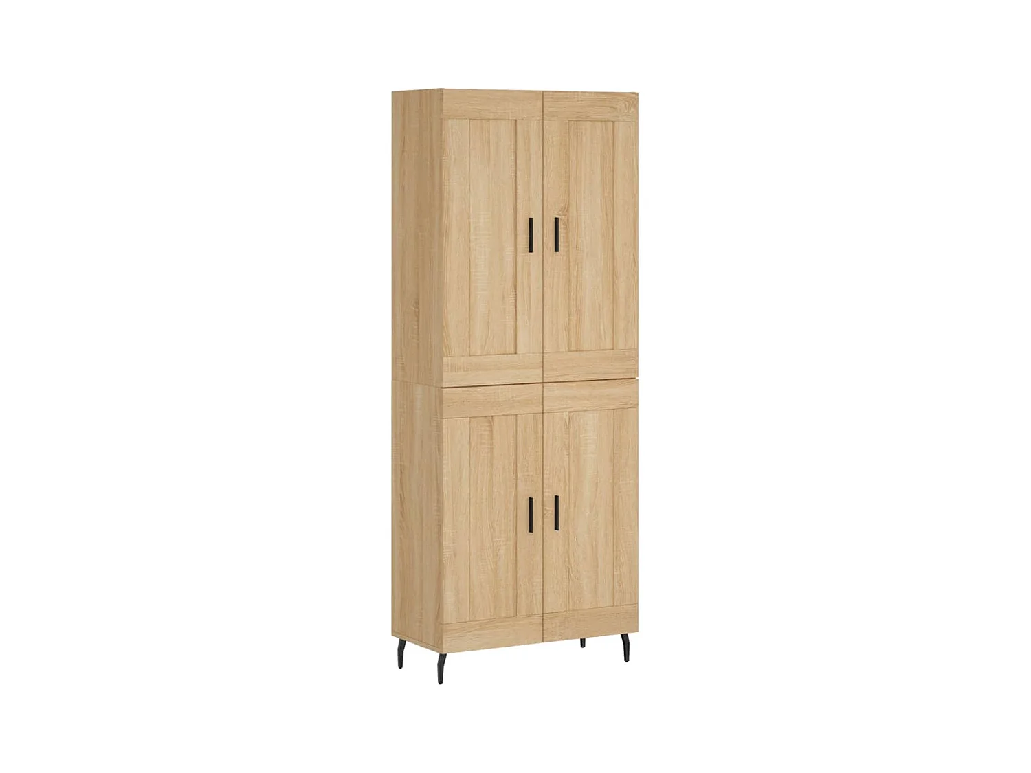 Buffet haut Chêne sonoma 69,5x34x180 cm Bois d'ingénierie