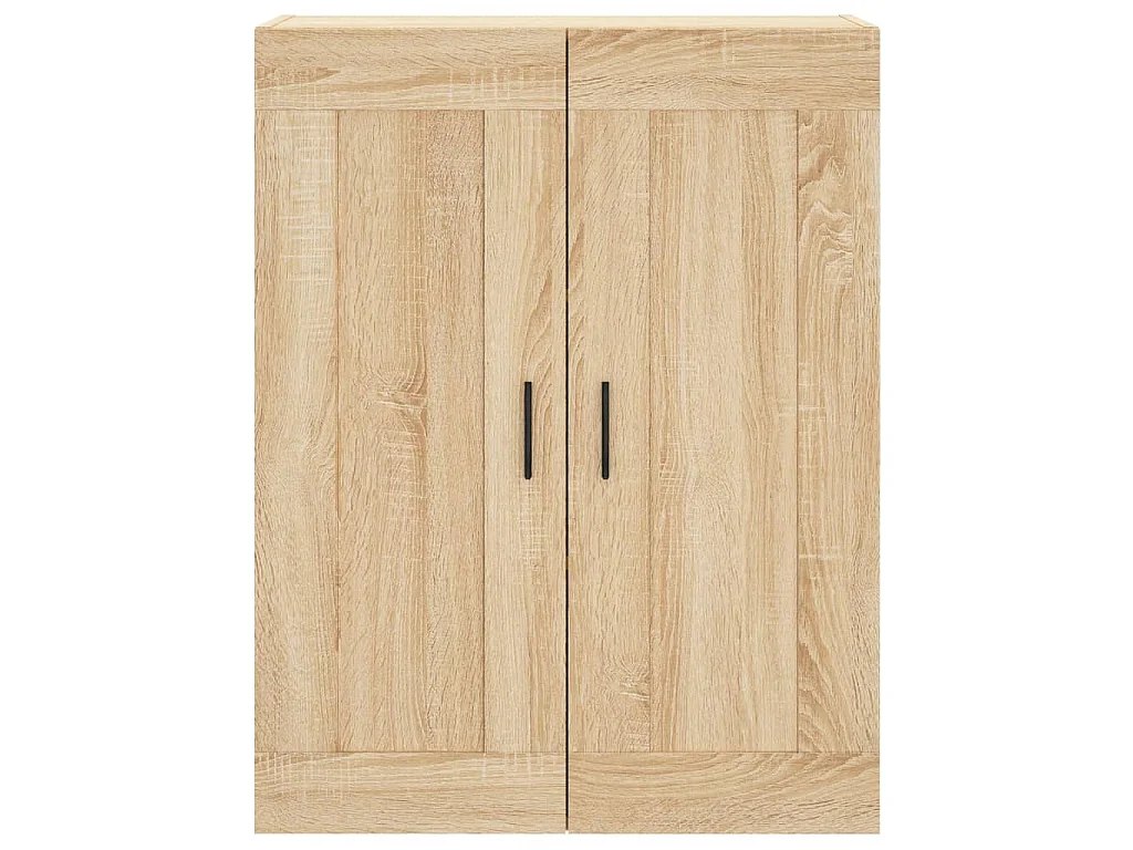 Hoge kast 69,5x34x180 cm bewerkt hout sonoma eikenkleurig