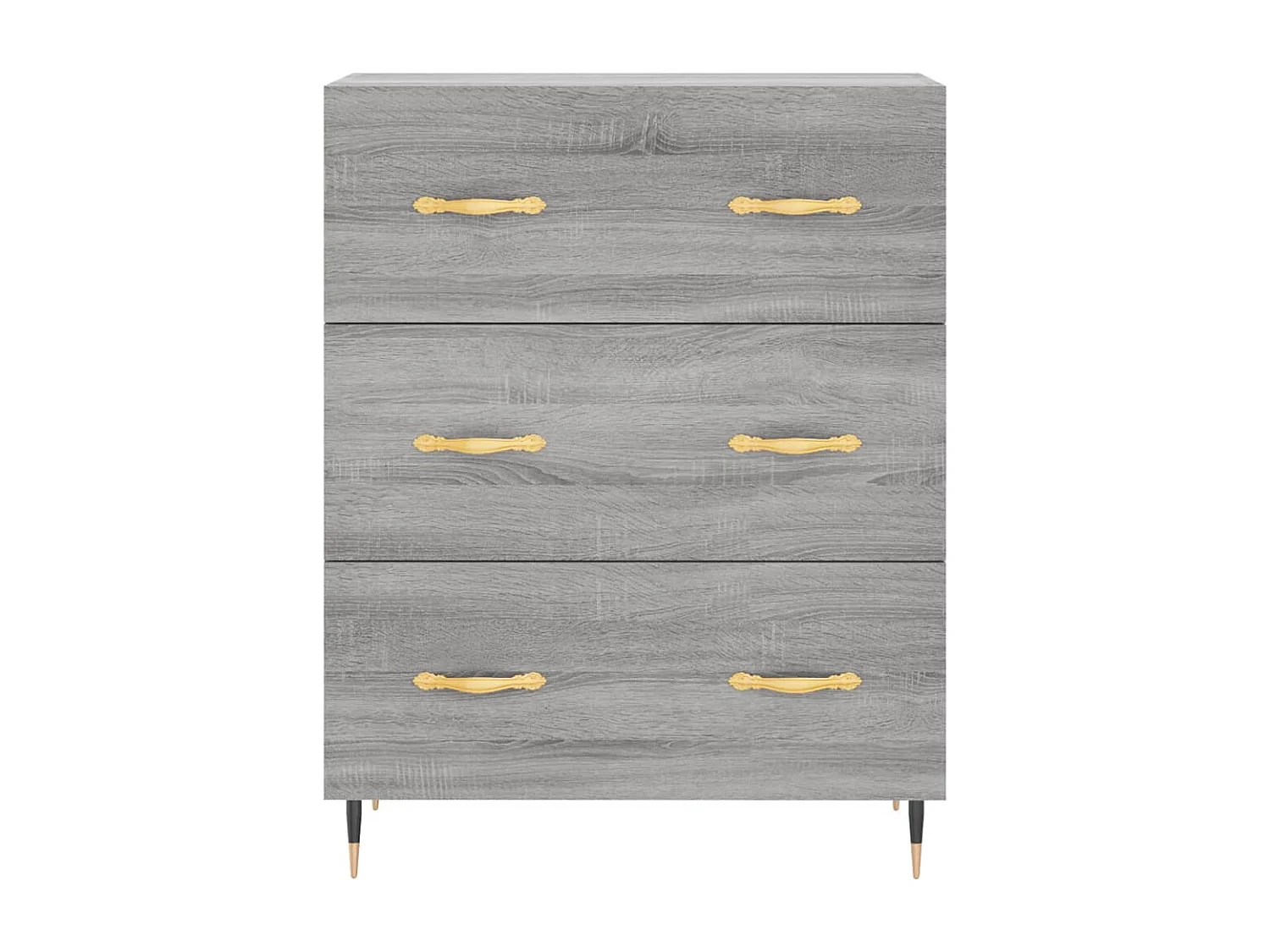 Buffet haut Sonoma gris 69,5x34x180 cm Bois d'ingénierie