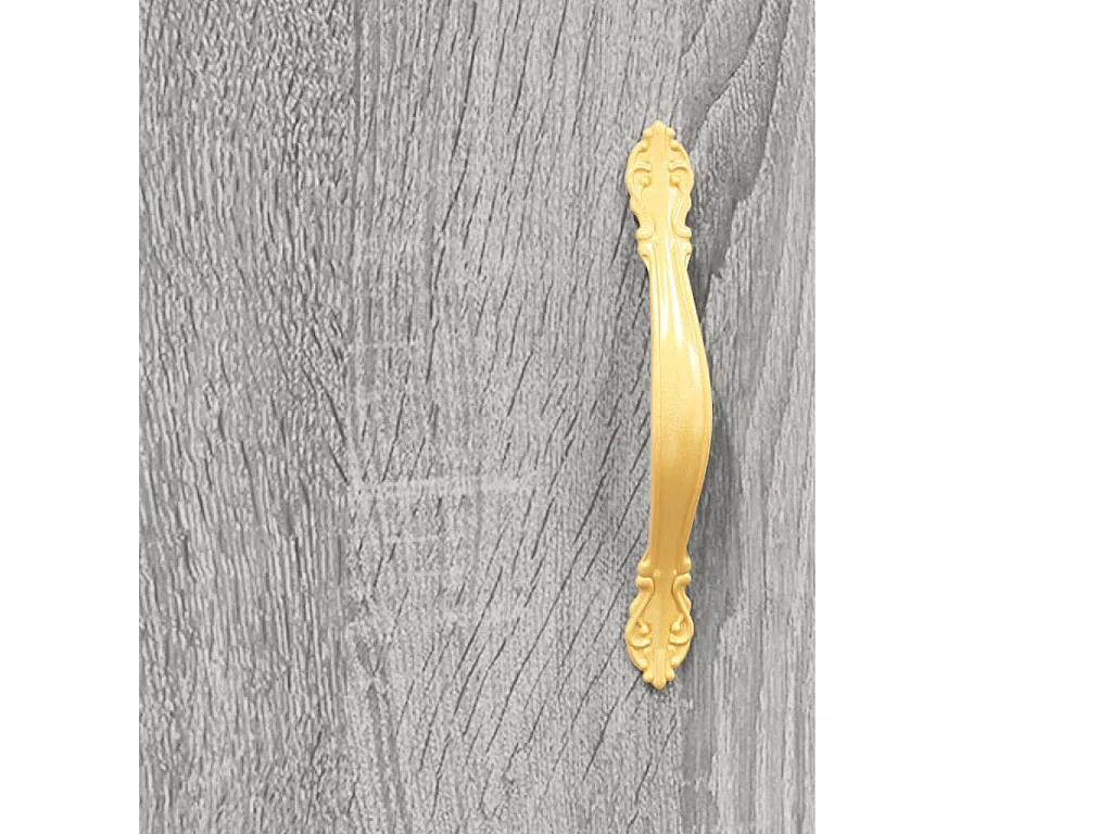 Buffet haut Sonoma gris 69,5x34x180 cm Bois d'ingénierie