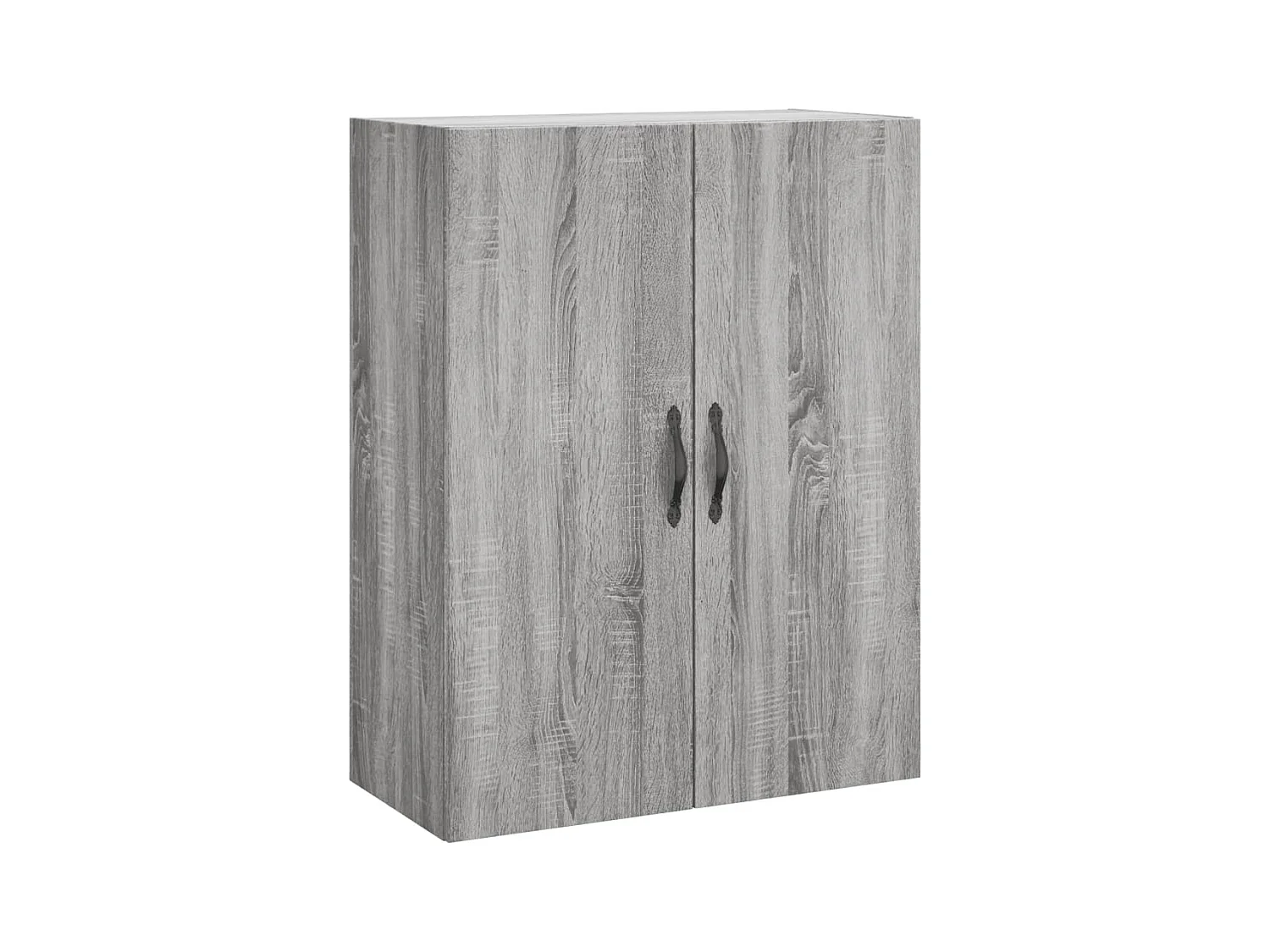Highboard Grau Sonoma 69,5x34x180 cm Holzwerkstoff