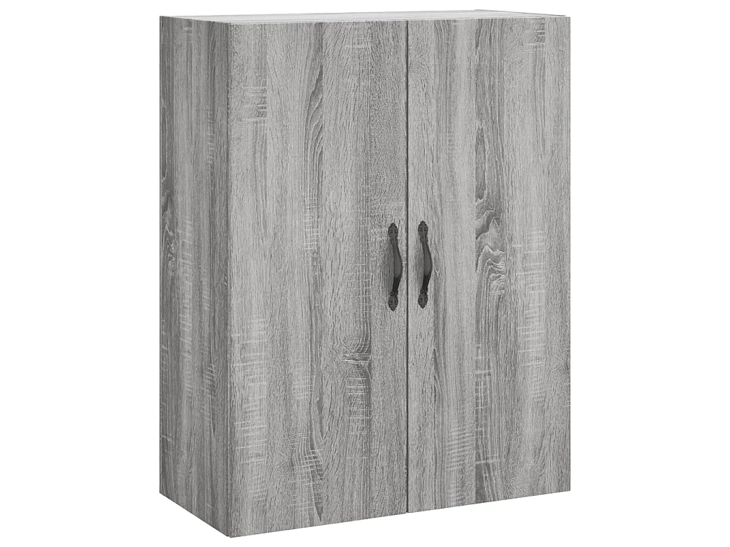 Buffet haut Sonoma gris 69,5x34x180 cm Bois d'ingénierie