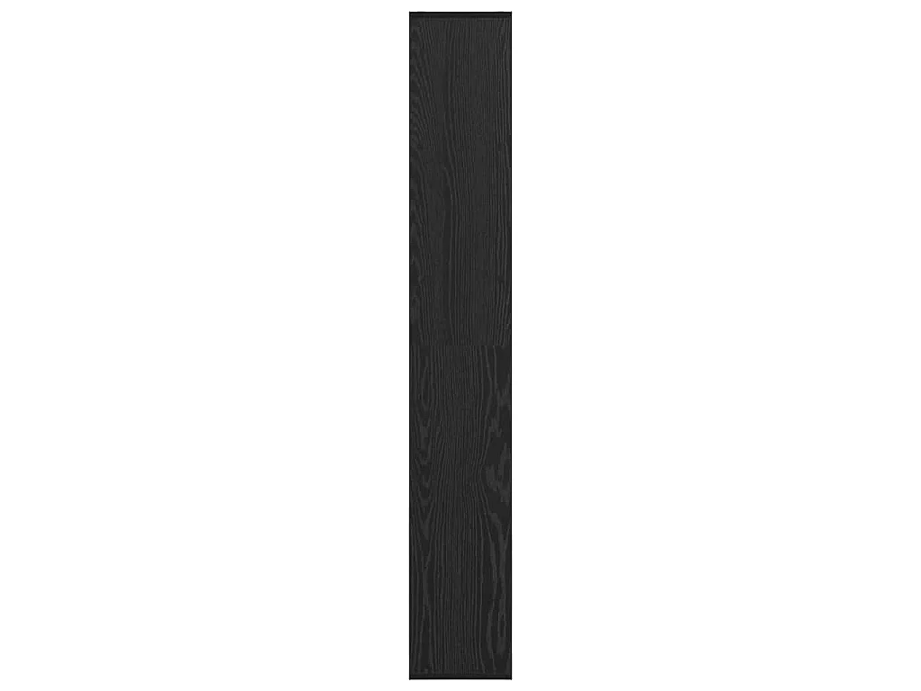 Boekenkast Zwart Eiken 67 x 25 x 162 cm Bewerkt hout