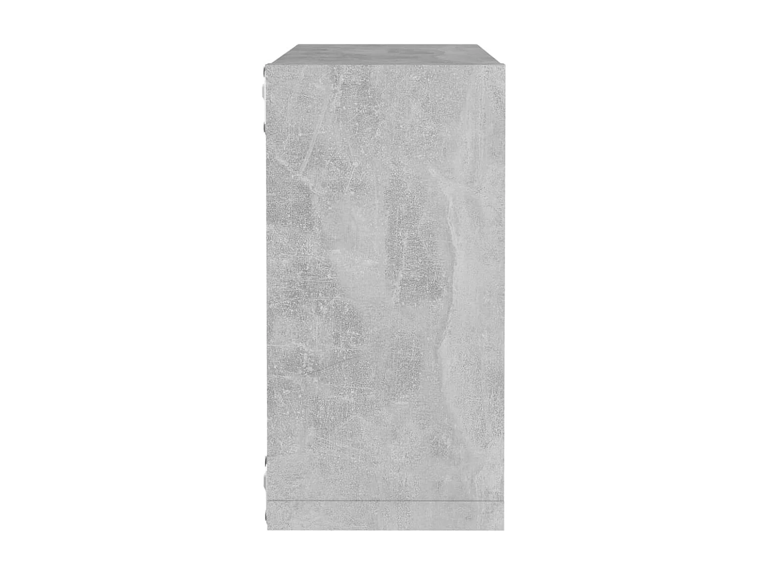 Étagères cube murales 4 pcs Gris béton 30x15x30 cm